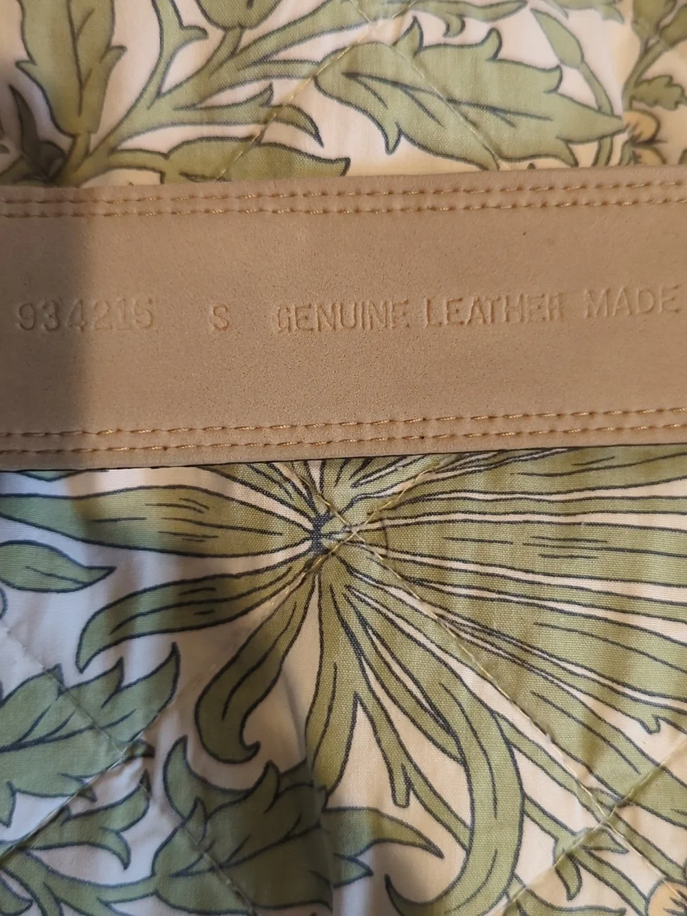 Guess brown stitched